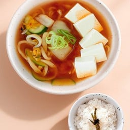88 ซุนดูบูจิเก 순두부 찌개 (ซุปเต้าหู้อ่อนเกาหลีพร้อมข้าว)