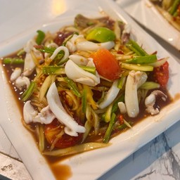 ตำปลาหมึก