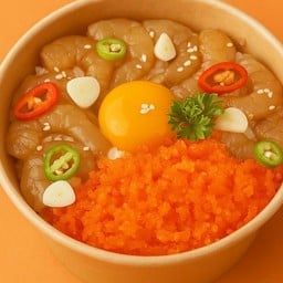 ข้าวหน้ากุ้งดอง /จิ้ม