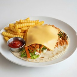 ไก่+ไก่ป๊อป+เฟรนฟราย+ชีส