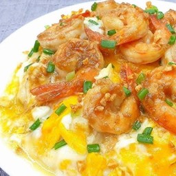 ข้าวไข่ข้นกุ้ง