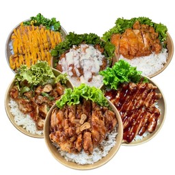 เซตอิ่มคู่ (เลือกข้าว 2 จาน)
