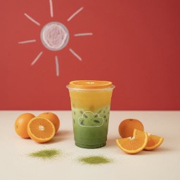 Matcha Orange Juice (มัฉะน้ำส้ม)