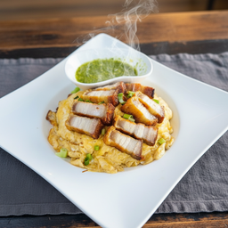 ข้าวไข่ข้น+น้ำจิ้มซีฟู๊ด