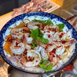 ยำเส้นแก้วกุ้งสุกล้วน