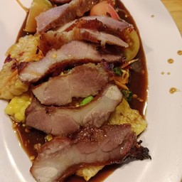 เหลาคอหมูย่าง(ปลาร้า)