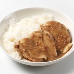 ข้าวหน้าไก่ สามเกลอ (ส่วนสะโพก 2 ชิ้น)