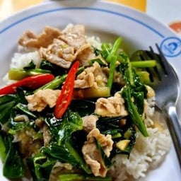 คะน้าหมูชิ้น