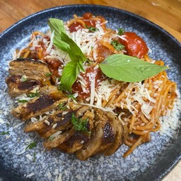 P3 ไส้กรอกอิตาเลี่ยนโฮมเมด ผัดซอสมะเขือเทศ