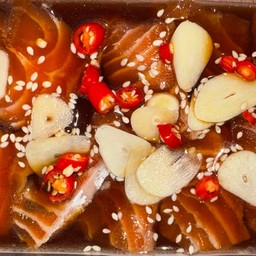 แซลมอนดองซีอิ้วเกาหลี