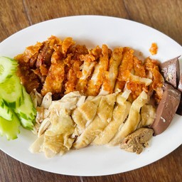 ไก่ต้ม+ไก่ทอด แยก