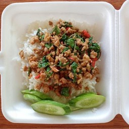 ข้าวกระเพราหมูสับ