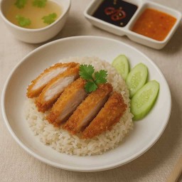 ข้าวมันไก่ทอด