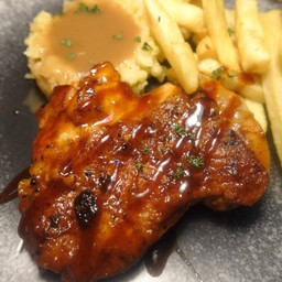 ST9 สเต็กไก่บาบีคิว BBQ Chicken steakh