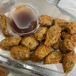 ลูกชิ้นทอด(หมูแท้)