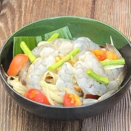 ตำกุ้งสด