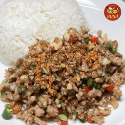 คั่วพริกเกลือหมูสับ