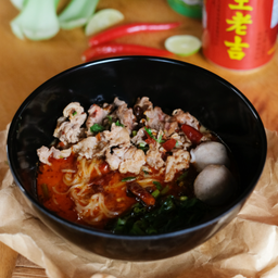 ก๋วยเตี๋ยวเนื้อ ริบอายออสเตรเลีย 澳洲肉眼牛排面