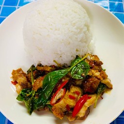 พริกเผาหมูกรอบ