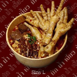 ขนมจีนน้ำเงี้ยวซุปเปอร์ตีนไก่