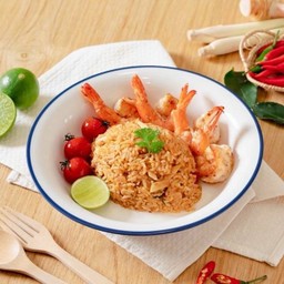 ข้าวผัดต้มยำกุ้ง Tom Yum Fried Rice with Shrimp