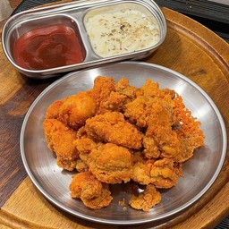 ไก่กรอบแอบแซ่บ (ไก่ป๊อปคลุกวิงซ์แซ่บ) #ต้องลองจริงๆ