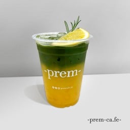 Matcha Orange juice (มัทฉะ น้ำส้มสด)
