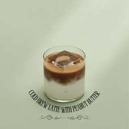 Cold brew latte peanut butter