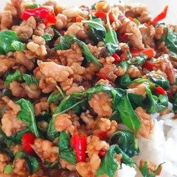 ข้าวกระเพราหมูสับ