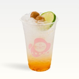 บ๊วยโซดามะนาว - Iced plum soda lime.