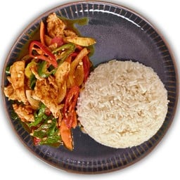 ผัดน้ำพริกเผา