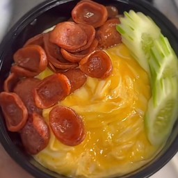 ข้าวไข่ข้น + กุนเชียง