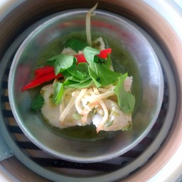 เนื้อปลานึ่งซีฟู๊ด