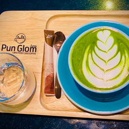 อูจิมัจฉะลาเต้ร้อน