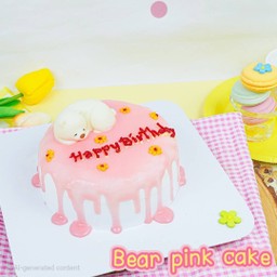 0.5 เค้ก Bear Pink