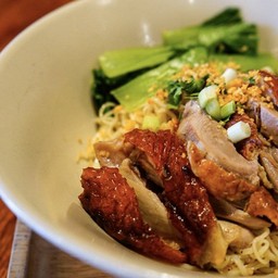 บะหมี่ไข่แห้ง เป็ดMK