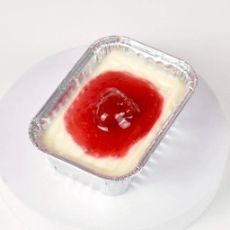 สตรอเบอร์รี่ชีสพาย (ถ้วยสี่เหลี่ยม)