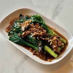 คะน้าฮ่องกงเจี๋ยนน้ำมันหอย