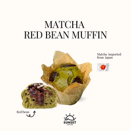 Matcha Red Bean Muffin
