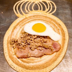 เบคอน+หมูสับ+ไข่