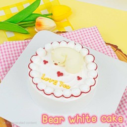 0.5 เค้ก Bear White