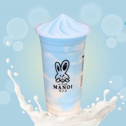 สกายดูโอ้ บลูฮาวายนมสดคาดด้วยโยเกิร์ต(ปั่น)