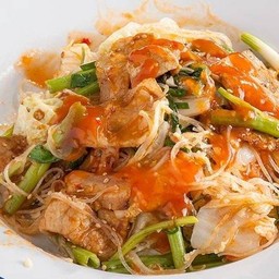 สุกี้แห้งหมู