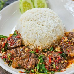 ข้าวกะเพรา เนื้อเปื่อย