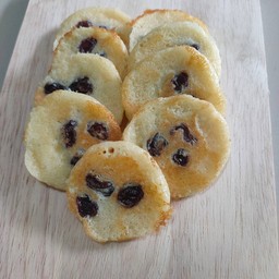 แพนเค้กจิ๋ว ลูกเกด