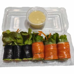 สลัดโรลสาหร่าย+ปูอัด(ครีม)