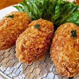 แซลมอนครีมชีส โคร็อกเกะ