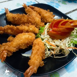 กุ้งชุปแป้งทอด
