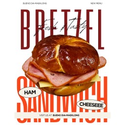 เบรทเซลแซนวิช แฮมชีส