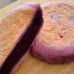 ไส้มันม่วง (เซาปิ่งมันม่วง) Purple Sweet Potato  #เย็น#